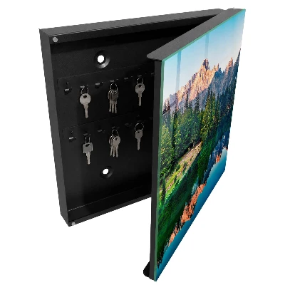 Schlüsselkasten Modern mit Berglandschaft-Motiv
