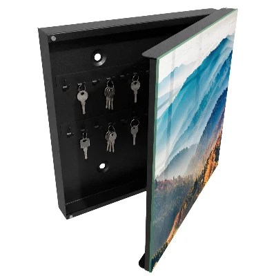 Schlüsselschrank für den Flur mit Berglandschaft-Motiv