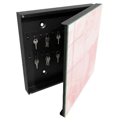 Schlüsselschrank im Design Pastellrosen