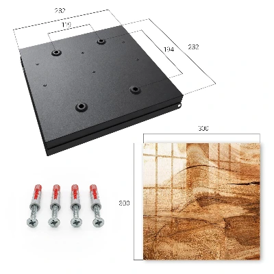Schlüsselkasten modern Holzstruktur