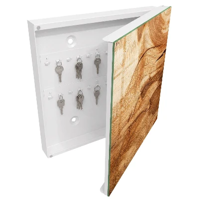 Schlüsselkasten modern Holzstruktur