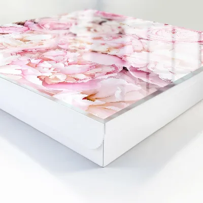 Schlüsselschrank für den Flur Pastellblumen