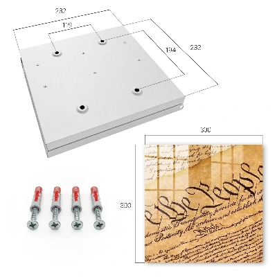 Schlüsselschrank Altes Dokument