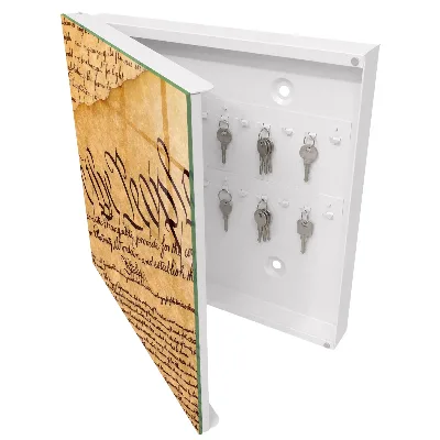 Schlüsselschrank Altes Dokument