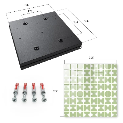 Schlüsselschrank Grüne Geometrie