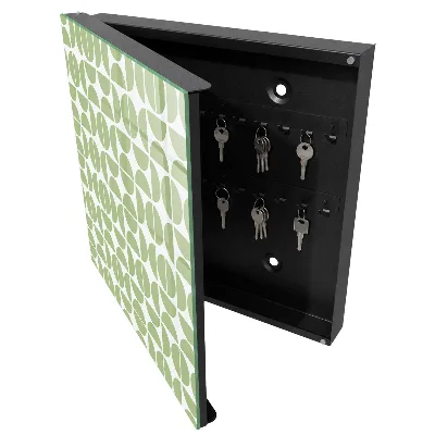 Schlüsselschrank Grüne Geometrie