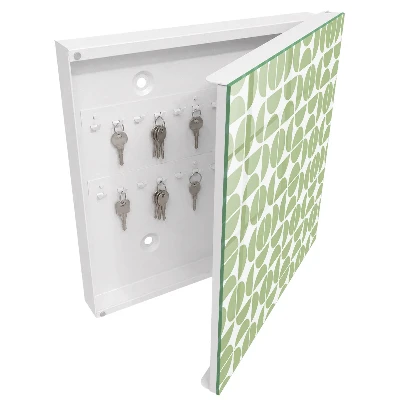 Schlüsselschrank Grüne Geometrie