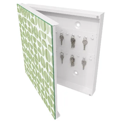 Schlüsselschrank Grüne Geometrie