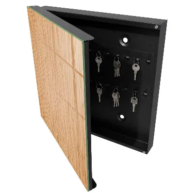 Schlüsselkasten modern Holzstruktur