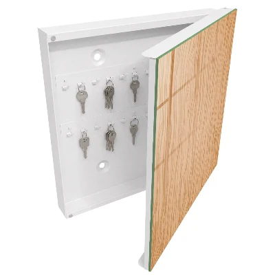 Schlüsselkasten modern Holzstruktur