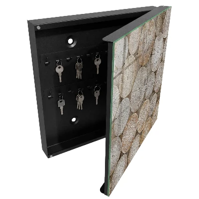 Schlüsselschrank Holzkreise