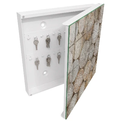 Schlüsselschrank Holzkreise