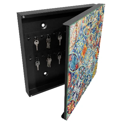 Schlüsselkasten modern Farbenfrohes Mosaik