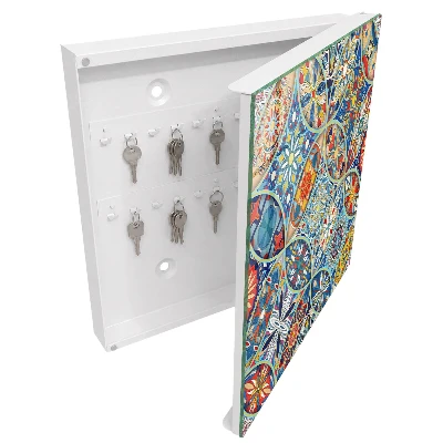 Schlüsselkasten modern Farbenfrohes Mosaik