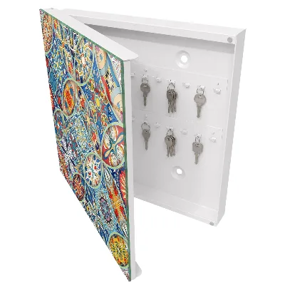 Schlüsselkasten modern Farbenfrohes Mosaik