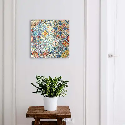 Schlüsselkasten modern Farbenfrohes Mosaik