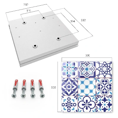 Schlüsselschrank für den Flur Geometrische Muster