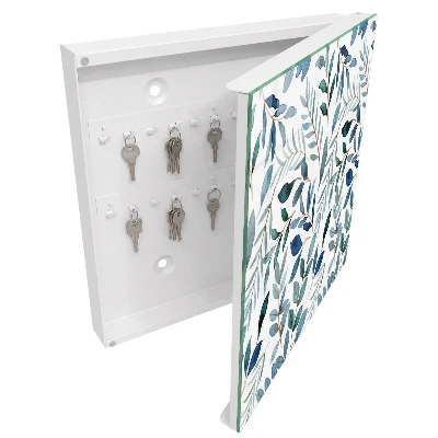 Schlüsselschrank für den Flur Pflanzen-Aquarelle