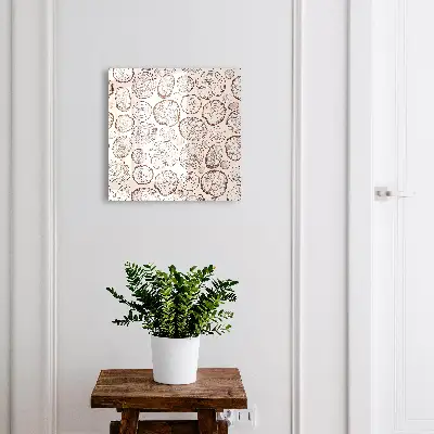Schlüsselschrank für den Flur Holzringe