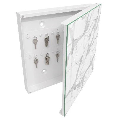 Schlüsselkasten modern Marmor-Eleganz