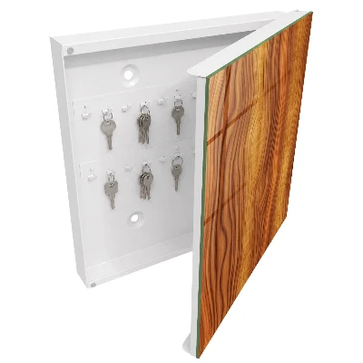 Schlüsselschrank Holzwellen