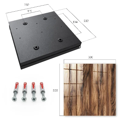 Schlüsselschrank für den Flur Holzstruktur