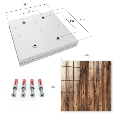 Schlüsselschrank für den Flur Holzstruktur