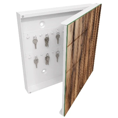 Schlüsselschrank für den Flur Holzstruktur