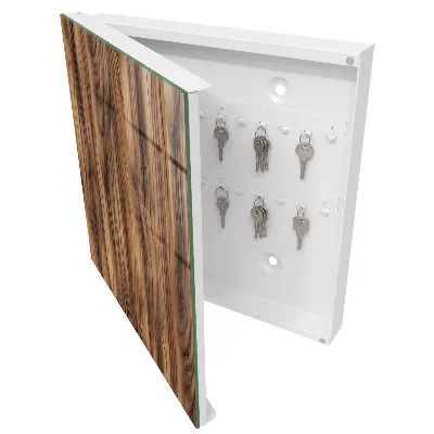 Schlüsselschrank für den Flur Holzstruktur