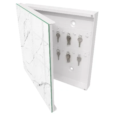 Schlüsselkasten modern Marmorstruktur