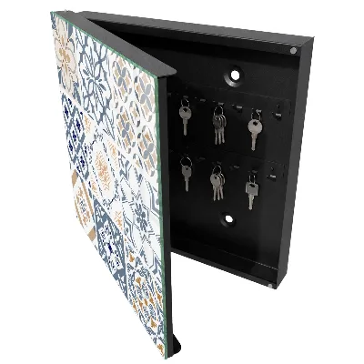 Schlüsselschrank Fliesenmuster