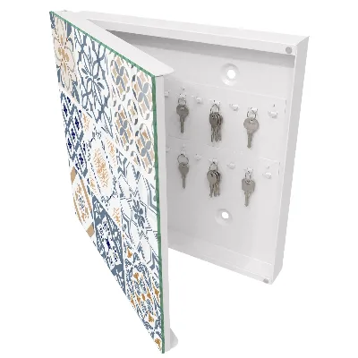 Schlüsselschrank Fliesenmuster