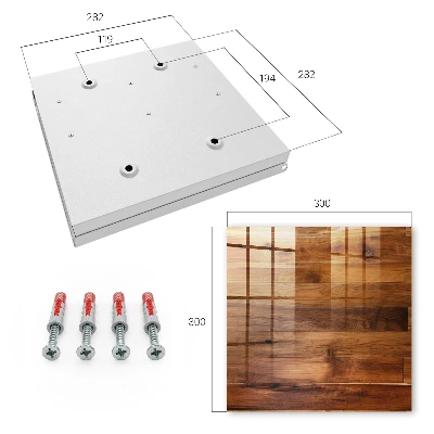 Schlüsselschrank für den Flur Holzbretter
