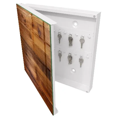 Schlüsselschrank für den Flur Holzbretter