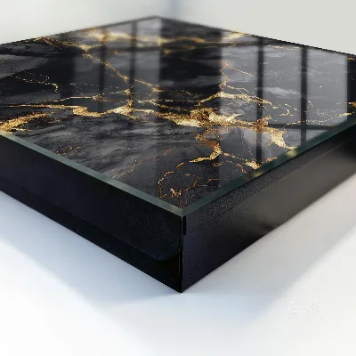 Schlüsselkasten modern Schwarzer Marmor
