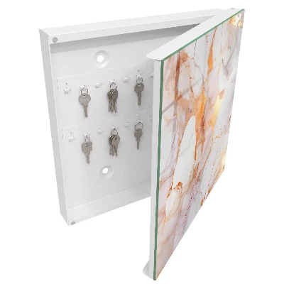 Schlüsselschrank für den Flur Marmor-Eleganz