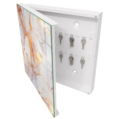 Schlüsselschrank für den Flur Marmor-Eleganz