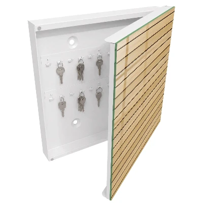 Schlüsselschrank Beige Bretter