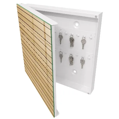 Schlüsselschrank Beige Bretter