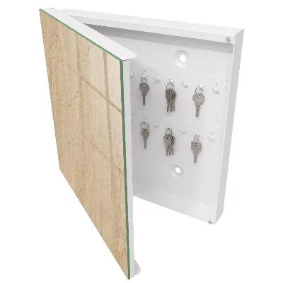 Schlüsselkasten modern Beiger Marmor