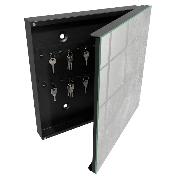 Schlüsselschrank Graue Eleganz