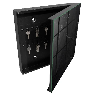 Schlüsselkasten modern Marmor schwarz