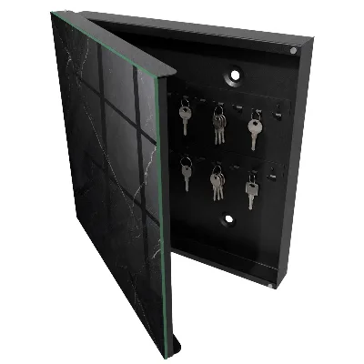 Schlüsselkasten modern Marmor schwarz