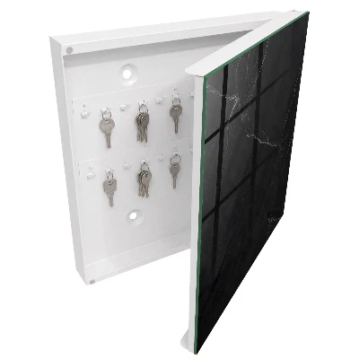 Schlüsselkasten modern Marmor schwarz