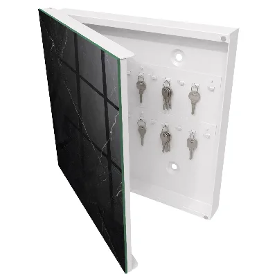 Schlüsselkasten modern Marmor schwarz