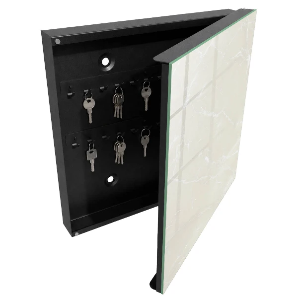 Schlüsselschrank Marmor-Eleganz