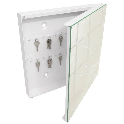 Schlüsselschrank Marmor-Eleganz