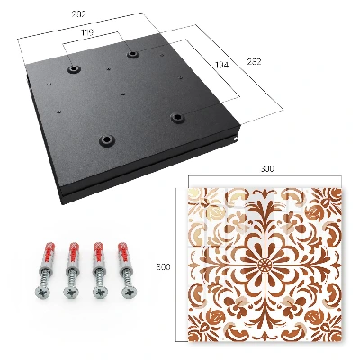 Schlüsselschrank für den Flur Ornamentales Muster