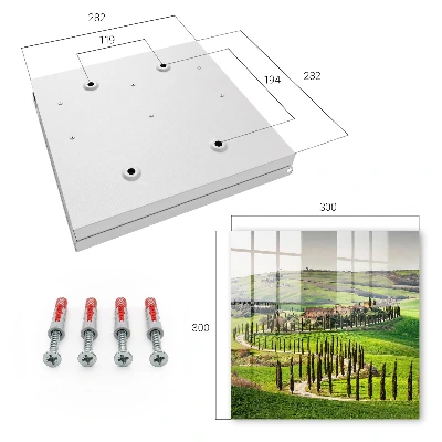 Schlüsselschrank Toskana-Landschaft
