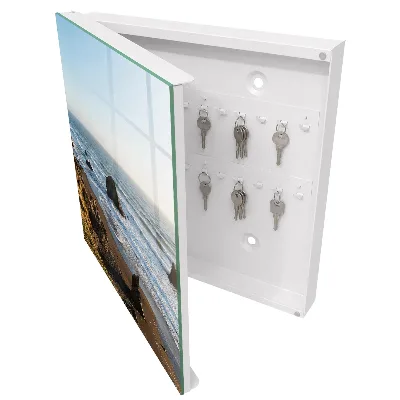 Schlüsselschrank für den Flur Küstenlandschaft